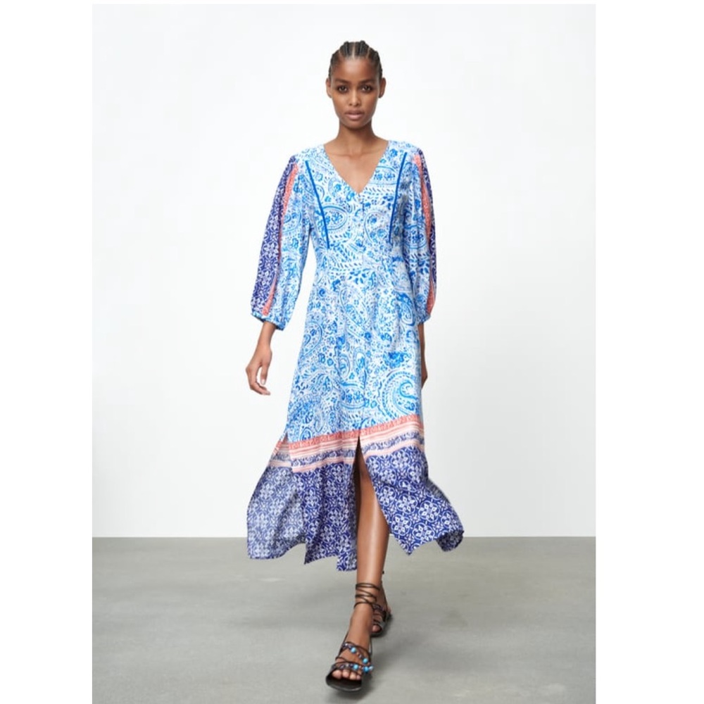 Zara Printed Tunic Dress